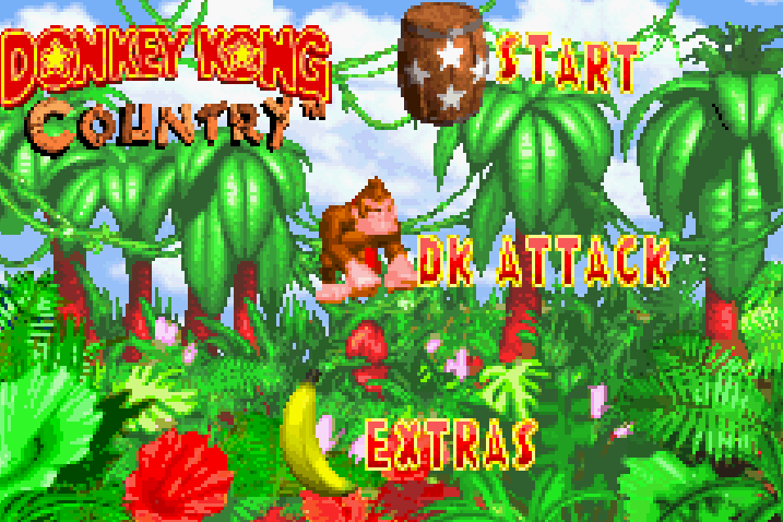 Donkey Kong Country Title Screen